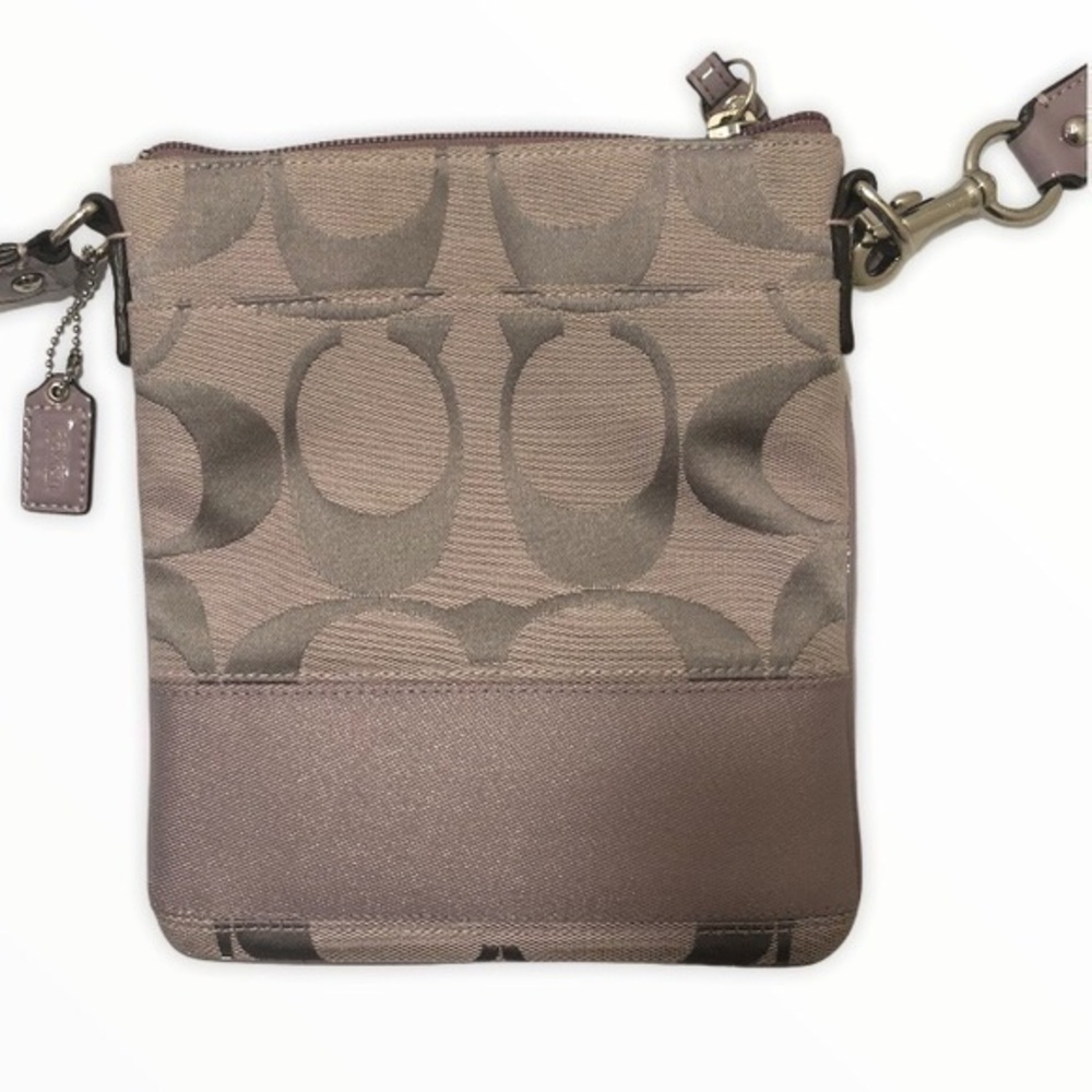 Coach purple lavender swingpack crossbody bag